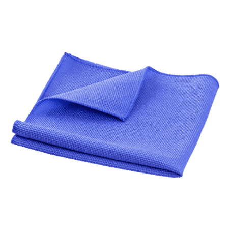 N0114 Lavette Nid Abeille Non Tissé - Carton de 25, Bleu, Viscose/Polyester, 51x36cm